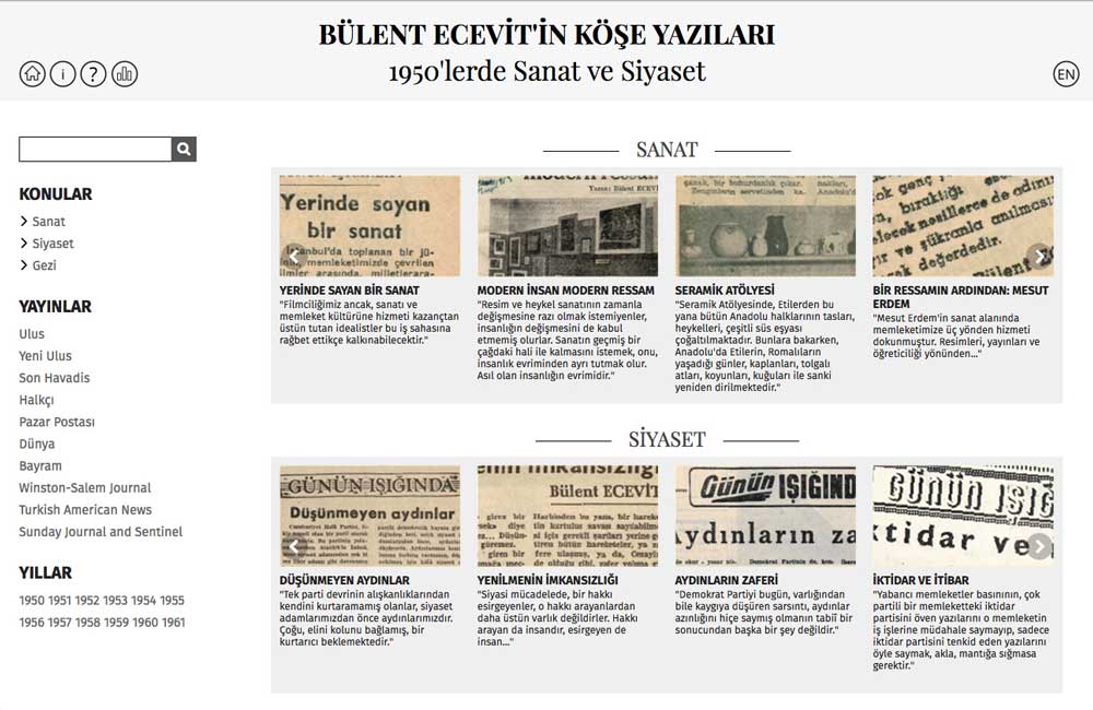 Site, Ecevit'in ölüm yıldönümünde hayata geçti